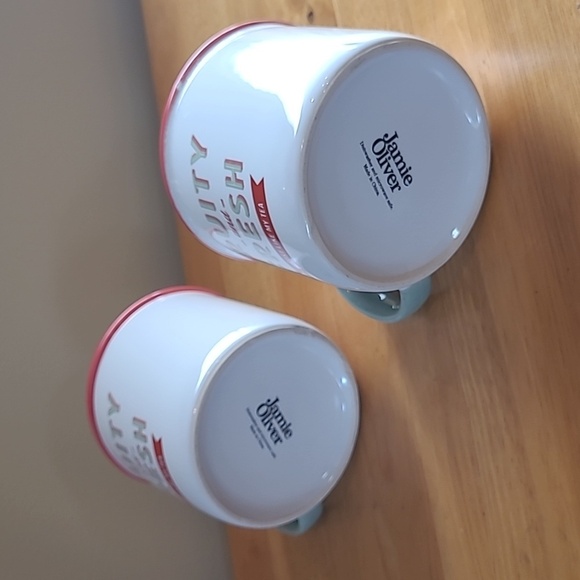 JAMIE OLIVER "Fruity and Fresh Just Like My Tea" Set Of 2 Ceramic Mugs - Picture 9 of 16